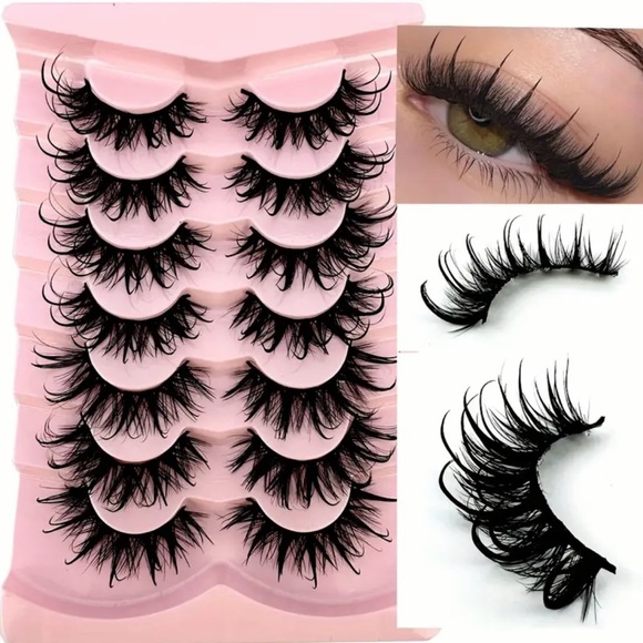 💜 6 Pairs of Fluffy Full 3D Eyelashes 💜 - Picture 4 of 10